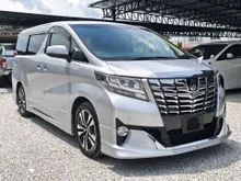 2016 Toyota Alphard 2.5 X AGH30 (A)- Confirm Free Accident