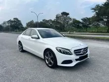 2016 Mercedes-Benz C200 2.0 Avantgarde Sedan Push Start/Reverse Camera