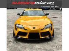 2021 Toyota Supra 3.0 RZ Coupe Black Edirb Bucket Seat,Bodykits,Toms Turbo Meter,ATP Muffler And Exhaust,DRL,Club Sport Suspension,20BBS Rims