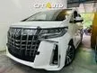 Recon 2023 Toyota Alphard 2.4 SC S C / SUNROOF MOONROOF/ GRED 5A/ 9K KM ONLY/ PILOTS SEATS/ NEW CAR CONDIITION