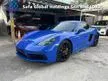 Recon 2019 Porsche 718 2.5 Cayman GTS Convertible (CHEAPEST PRICE IN TOWN) UK SPEC /SHARK BLUE COLOR /PDLS PLUS /SPORT CHRONO /SPORT EXHAUST /GT STEERING - Cars for sale