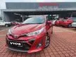 Used 2019 Toyota Vios 1.5 G AT + FREE 3 Year Warranty+ Free 3 Years Free Service by Authorized Toyota Service Centre + Certified Pre Owned