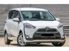 2018 Toyota Sienta 1.5V MPV OFFER RM10K