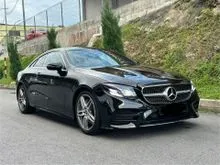 2018 Mercedes-Benz E300 2.0 AMG Line Coupe / Full Digital Meter / Free 3 Years warranty / Panoramic Roof / Burmester Sound System / Alcantara Seat