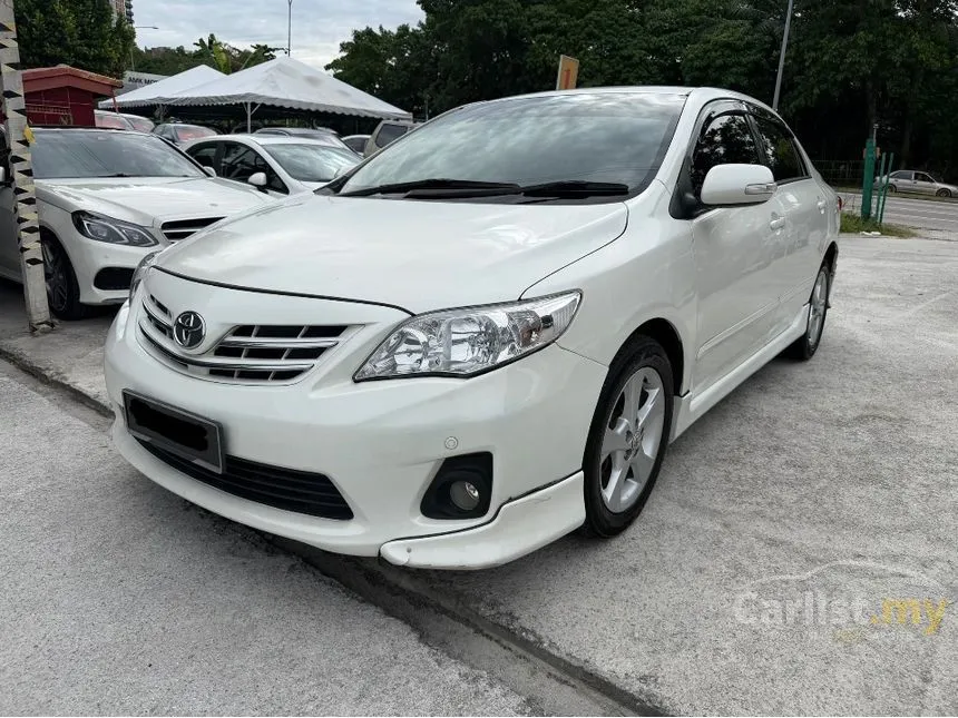 2012 Toyota Corolla Altis E Sedan