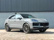 2023 PORSCHE CAYENNE COUPE 3.0 V6 ARTIC GREY JAPAN HIGH SPEC LOW MILEAGE