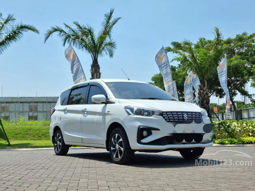 Jual Mobil Suzuki Ertiga 2019 GX 1.5 di Banten Automatic MPV Putih Rp 175.000.000