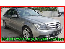 2013 Mercedes-Benz C250 CGI W204 1.8 FACELIFT TURBO LOCAL SPEC HAP SENG STAR FULL SERVICE HISTORY FULL LOAN