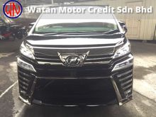 2018 Toyota Vellfire 2.5 ZA Z HIGHSPE,UNREG,TRUE YEAR CAN PROVE,LESS 50 SST,7 SEAT,3 POWER DRS & BOOT,360 SURROUND CAM,PRE CRASH,FREE WARRANTY N GIFTS