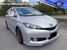 2012 Toyota Wish 1.8 S MPV PUSH START/4 DISC BRAKE/SPORT RIMS/REVERSE CAMERA WELL MAINTAIN