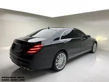 2017 Mercedes-Benz S400L 3.0 Exclusive Sedan SUPER LOW KM 16 Rb. AMG LINE. PRICE CASH BEST DEAL NEGO. ATPM. SERVICE RECORD. MERCY V222 BLACK ON BLACK