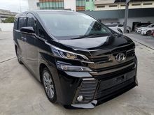 2016 Toyota Vellfire 2.5 Z Golden Eyes Original Millage Unreg