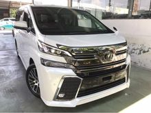 TOYOTA VELLFIRE ZG EDITION 2.5L UNREGISTER 2016 JAPAN SPEC