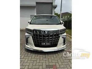 2018 Toyota Alphard 2.5 G S C Package MPV/REGISTERED 2019/65K MILEAGE/GOOD RUNNING CONDITION WITH 1 YEAR WARRANTY