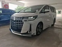 2021 Toyota Alphard 2.5 G S C Package MPV - DIM, BSM, Modelista Bodykit, Spare Tyre