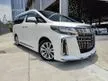 Recon TOP PICK MODELLISTA 2021 Toyota Alphard 2.5 S SA TYPE GOLD SUNROOF BSM DIM UNREG OFFER