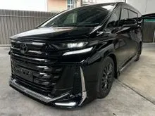 2023 Toyota Vellfire 2.4 Z Premier. GRADE 5A. (4k km) 7 YRS WARRANTY UNLIMITED MILAEGE