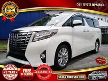 2016 Toyota Alphard 2.5 G X MPV **PRICE INCLUDE SST**CLEARANCE SALES**1 POWER DOOR**8 SEATERS**UNREG**JAPAN SPEC**