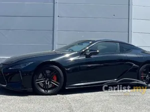 READY IMPORT 2023 Lexus LC 500 5.0 S Package Coupe with TRD forged 21-inch wheels + aero kit, HUD, orange calipers, Mark Levinson - INCOMING STOCK