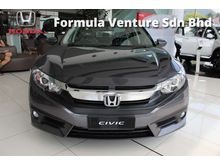 2019 Honda Civic 1.5 TC 2WD (A) HONDA CASH REBATES + FREE SERVICE OR CASH OPTION WORTH RM2XXX, CALL FOR MORE DETAILS