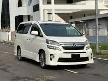 2014 Toyota Vellfire 2.4 Z Golden Eyes MPV / cash nego sampai jadi