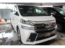 2015 Toyota Vellfire 2.5 Z G Edition MPV -- UNREG --