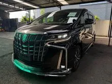 2021 Toyota Alphard 2.5 SC SUNRROF (PROMOTION PRICE) BSM ,DIM,PILOT SEATS ,FULL LEATHER ,RAER CAMERA ,3 POWER DOOR UNREG