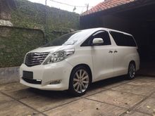 Toyota Alphard 2009 Putih Premium Sound Mewah