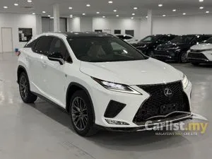 2022 Lexus RX300 2.0 F Sport - Panoramic Roof - 360 Camera - Red Leather Seat