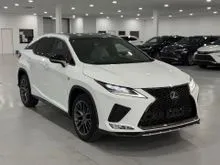 2022 Lexus RX300 2.0 F Sport - Panoramic Roof - 360 Camera - Red Leather Seat