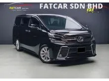 2015 Toyota Vellfire 2.5 Z MPV # Rear Entertainment TV # Rear Entertainment TV # Upgrade Android Player # Reverse Camera #Power Sliding Doors