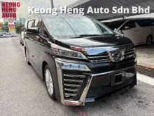 2019 Toyota Vellfire 2.5 ZA Facelift Registered 2021 7Seater 2Power Door Camera DIM BSM Power Boot Free 2 Years Warranty