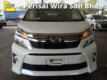 YEAR END CARNIVAL SALE PROMOTION 2013 TOYOTA VELLFIRE Z 2.4 (A) UNREG.LOCAL AP .ORIGINAL MILEAGE 31K .TOP GRADE CAR.2 POWER DOOR