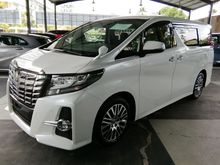 TOYOTA ALPHARD SC PACKAGE 2.5L UNREGISTER 2016 JAPAN SPEC