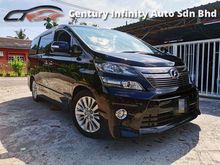 ( TRUE YEAR MADE 2011 ) Toyota Vellfire 2.4 Z Platinum HIGH SPEC , NEW FACELIFT , PILOT LEATHER SEAT , HOME THEATER