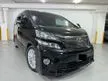 Used 2012 Toyota VELLFIRE 2.4 ZG(A)PILOT SEAT NO PROCESSING CHARGE