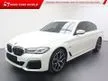 Used 2022 BMW 530e 2.0 M Sport Sedan / 9K KM Mileage Only / All Service Record with BMW / Under Warranty and Free Maintenance / Reverse Camera /