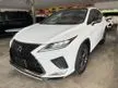 Recon 2020 Lexus RX300 2.0 F Sport SUV # RED LEATHER, GRADE 5A, PANORAMIC ROOF, 360 CAMERA
