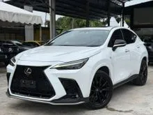 2023 Lexus NX 350 2.4 F Sport SUV SUNROOF BLACK & RED INTERIOR 4CAM DIM BSM HUD NX350