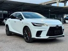 2025 Lexus RX 350 2.4 F-SPORT [PANORAMIC ROOF/RED HL SEAT/360 CAMERA/HEAD UP DISPLAY/DIGITAL INNER MIRROR/BSM/REAR PS/POWER BACK DOOR]
