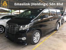 2015 Toyota Alphard 2.5 SA 7seather 360View Cam 7G Keyless Powerboot Nice Car