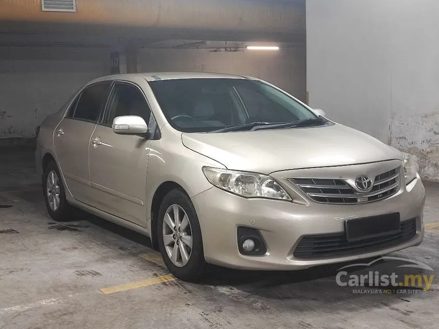 2011 Toyota Corolla Altis E Sedan