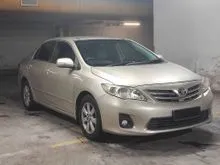 182K KM 2011 Toyota Corolla Altis 1.6 E Sedan