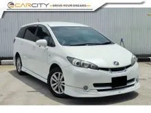 2011 Toyota Wish 1.8 X MPV (A) WITH WARRANTY PADDLE SHIFT DVD PLAYER ONE OWNER TIP TOP CONDITION