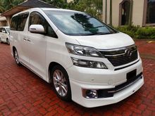 Ori 2013 Toyota Vellfire 3.5 V L Edition MPV , COOL BOX , FULL SPEC