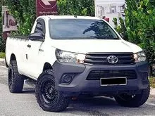 2025 Toyota Hilux 2.4 Single Cab (M) 4 YEARS WARRANTY *GUARANTEE No Accident/No Total Lost/No Flood & 5 Day Money back Guarantee*