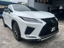 2019/2021  Lexus RX 300 2.0 F Sport SUV 4LED PROJECTOR LAMP/360CAMERA/BSM/HUD/POWERBOOT/RED LEATHER SEAT W/POWER ADJUSTABLE W/MEMORY SEAT/SUNROOF