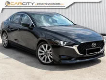 2019 Mazda 3 2.0 SKYACTIV-G High Plus Sedan FULL SERVICE RECORD 83K KM I ACTIVSENSE , SUNROOF , FREE WARRANTY