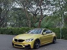 2014 BMW M4 3.0 Coupe F82 LCI Look Austin Yellow on Black Merino Leather