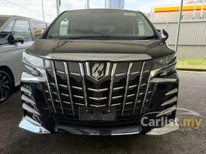 2021 Toyota Alphard 2.5 G S MPV 8 seater & Black interior
